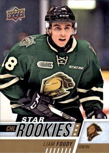 #363 Liam Foudy - London Knights - 2017-18 Upper Deck CHL Hockey