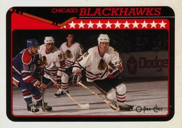 #363 Chicago Blackhawks - Chicago Blackhawks - 1990-91 O-Pee-Chee Hockey
