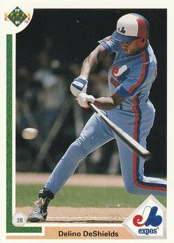 #364 Delino DeShields - Montreal Expos - 1991 Upper Deck Baseball