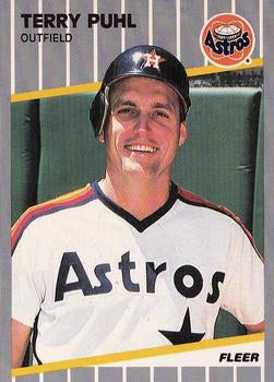 #364 Terry Puhl - Houston Astros - 1989 Fleer Baseball