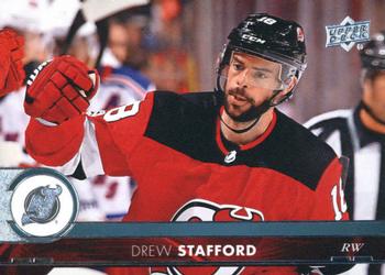 #364 Drew Stafford - New Jersey Devils - 2017-18 Upper Deck Hockey
