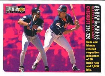 #364 Albert Belle / Eddie Murray - Cleveland Indians - 1996 Collector's Choice Baseball