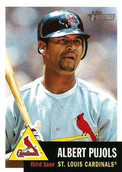 #364 Albert Pujols - St. Louis Cardinals - 2002 Topps Heritage Baseball