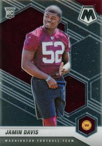 #364 Jamin Davis - Washington Football Team - 2021 Panini Mosaic Football