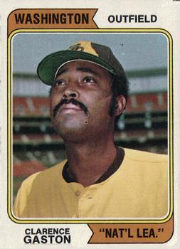 #364b Clarence Gaston - San Diego Padres - 1974 Topps Baseball