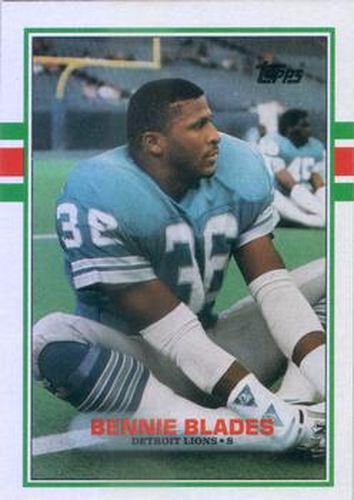 #365 Bennie Blades - Detroit Lions - 1989 Topps Football