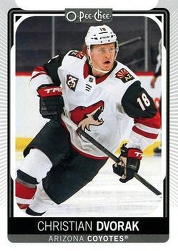 #365 Christian Dvorak - Arizona Coyotes - 2021-22 O-Pee-Chee Hockey