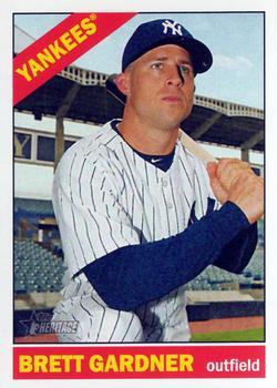 #365a Brett Gardner - New York Yankees - 2015 Topps Heritage Baseball