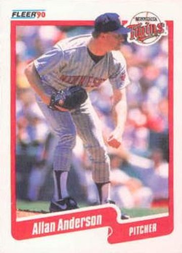 #366 Allan Anderson - Minnesota Twins - 1990 Fleer USA Baseball