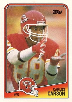 #366 Carlos Carson - Kansas City Chiefs - 1988 Topps Football