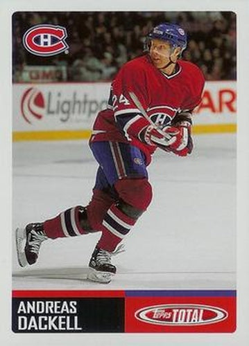#366 Andreas Dackell - Montreal Canadiens - 2002-03 Topps Total Hockey