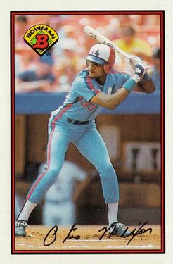 #366 Otis Nixon - Montreal Expos - 1989 Bowman Baseball