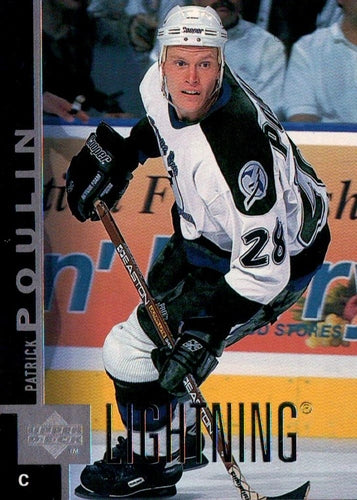 #366 Patrick Poulin - Tampa Bay Lightning - 1997-98 Upper Deck Hockey