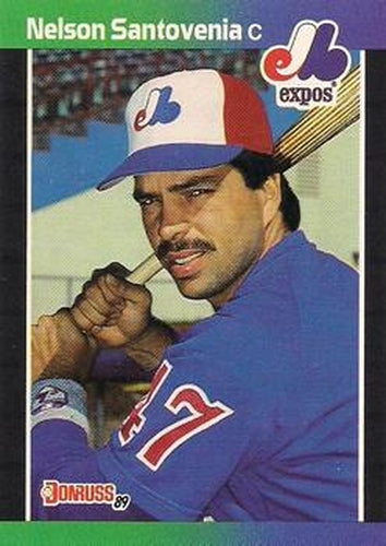 #366 Nelson Santovenia - Montreal Expos - 1989 Donruss Baseball