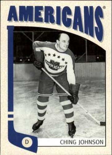 #366 Ching Johnson - New York Americans - 2004-05 In The Game Franchises US East Hockey