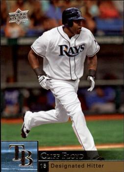#366 Cliff Floyd - Tampa Bay Rays - 2009 Upper Deck Baseball