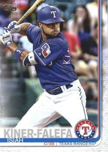 #366 Isiah Kiner-Falefa - Texas Rangers - 2019 Topps Baseball
