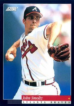 #366 John Smoltz - Atlanta Braves -1994 Score Baseball