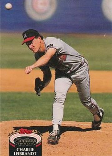 #366 Charlie Leibrandt - Atlanta Braves - 1992 Stadium Club Baseball