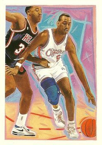 #366 Danny Manning - Los Angeles Clippers - 1990-91 Hoops Basketball