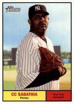 #366a CC Sabathia - New York Yankees - 2010 Topps Heritage Baseball
