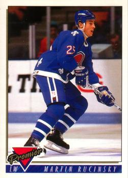 #367 Martin Rucinsky - Quebec Nordiques - 1993-94 O-Pee-Chee Premier Hockey