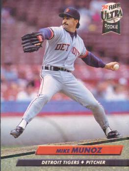 #367 Mike Munoz - Detroit Tigers - 1992 Ultra Baseball
