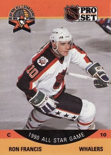 #367 Ron Francis - Hartford Whalers - 1990-91 Pro Set Hockey