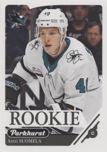 #367 Antti Suomela - San Jose Sharks - 2018-19 Parkhurst Hockey
