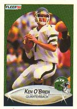 #367 Ken O'Brien - New York Jets - 1990 Fleer Football