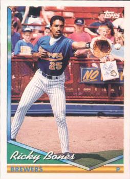 #367 Ricky Bones - Milwaukee Brewers - 1994 Topps Baseball