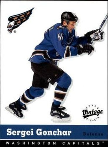 #367 Sergei Gonchar - Washington Capitals - 2000-01 Upper Deck Vintage Hockey