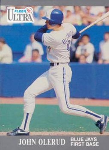 #367 John Olerud - Toronto Blue Jays - 1991 Ultra Baseball