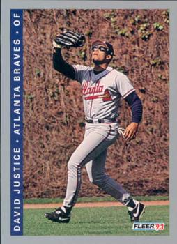 #367 David Justice - Atlanta Braves - 1993 Fleer Baseball