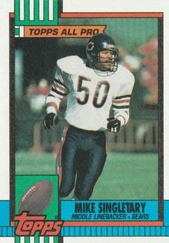 #368 Mike Singletary - Chicago Bears - 1990 Topps Football