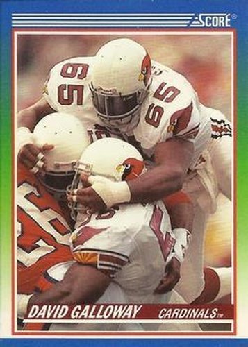 #368 David Galloway - Phoenix Cardinals - 1990 Score Football