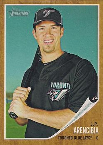#368 J.P. Arencibia - Toronto Blue Jays - 2011 Topps Heritage Baseball