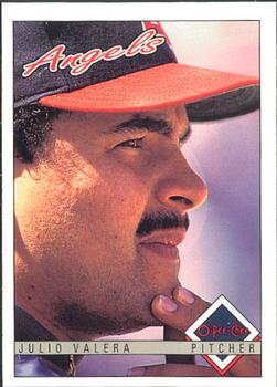 #368 Julio Valera - California Angels - 1993 O-Pee-Chee Baseball