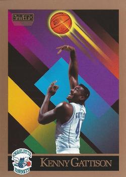 #368 Kenny Gattison - Charlotte Hornets - 1990-91 SkyBox Basketball