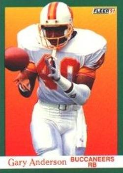 #368 Gary Anderson - Tampa Bay Buccaneers - 1991 Fleer Football