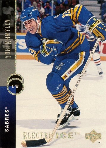 #368 Yuri Khmylev - Buffalo Sabres - 1994-95 Upper Deck Hockey - Electric Ice