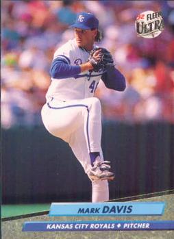 #369 Mark Davis - Kansas City Royals - 1992 Ultra Baseball