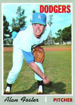 #369 Alan Foster - Los Angeles Dodgers - 1970 Topps Baseball
