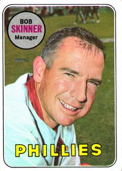 #369 Bob Skinner - Philadelphia Phillies - 1969 Topps Baseball