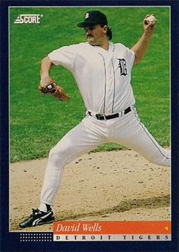 #369 David Wells - Detroit Tigers -1994 Score Baseball