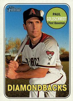 #369 Paul Goldschmidt - Arizona Diamondbacks - 2018 Topps Heritage Baseball