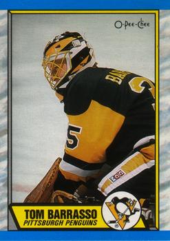 #36 Tom Barrasso - Pittsburgh Penguins - 1989-90 O-Pee-Chee Hockey