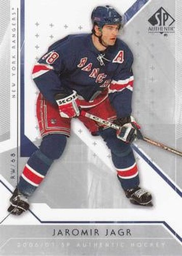#36 Jaromir Jagr - New York Rangers - 2006-07 SP Authentic Hockey
