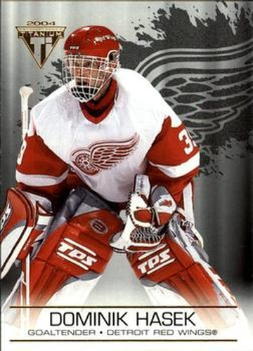 #36 Dominik Hasek - Detroit Red Wings - 2003-04 Pacific Private Stock Titanium Hockey