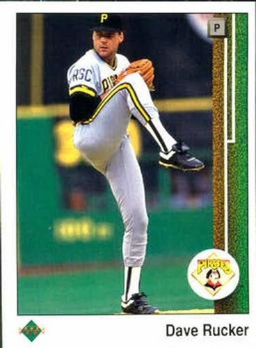#436 Dave Rucker - Pittsburgh Pirates - 1989 Upper Deck Baseball